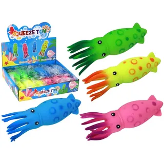 Lean Toys Antistress-Werkzeug Quetschspielzeug Spielzeug Tintenfisch Squishy, Größe:UNIVERSAL