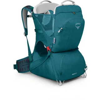 Osprey Poco Child Carriers - Deluxe child cokpit - Buil-in sunshade - Breathable Suspension - Adjustable Fit - Mashine Washable drool pad - Bluesign approved materials,Deep Peyto