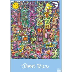 Bild DUMONT James Rizzi Posterkalender 2024, im Format 50 x 70 cm, Monatskalender im Pop Art Stil, Kunstkalender mit Illustrationen