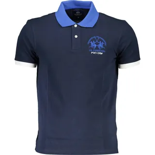 LA MARTINA Herren KURZARM-POLOSHIRT Blau XMP310PK031_EF1EE98_BLU07017 : Größe - M Größe: M - Blau