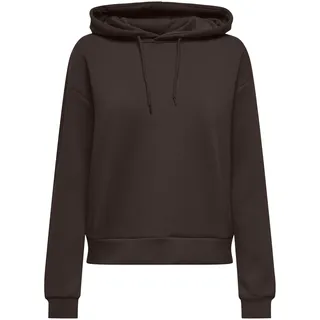 ONLY Damen Onplounge Life Hood Ls SWT Noos, Chocolate Torte, XL