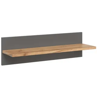 VitaliSpa Wandregal Kinderzimmer Malia Grau/Artisan 70 x 20 cm , Grau, Eiche Artisan , Holzwerkstoff , 1 Fächer , Rechteckig , 70x20x20 cm , Wohnzimmer, Regale, Wandregale