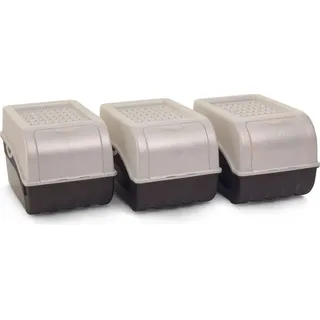 Novaliv Kartoffelbox 5 L 3-tlg. weiß