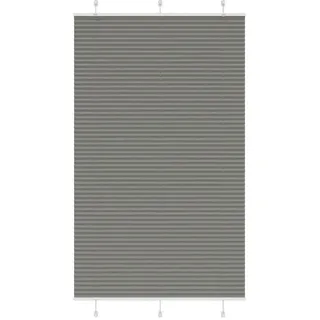 vidaXL Plissee Anthrazit 120x200 cm Stoffbreite 119,4 cm Polyester