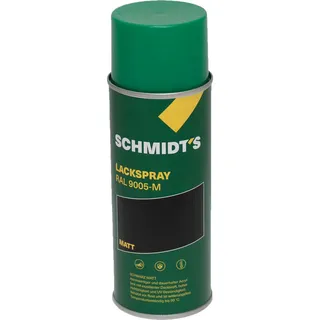 Schmidts Lackspray -  schwarz matt