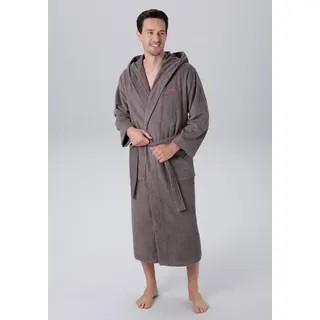 KangaROOS Unisex-Bademantel »Cassidy, für Damen & Herren, Standardlänge & Überlänge« 1 Stk. mit Taschen, Männer und Frauen, Baumwolle, Reise, Hotel, Sauna, S-3XL KangaROOS blau Länge: 125 cm
