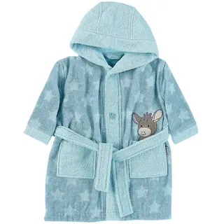 Sterntaler Unisex Baby Bademantel Emmi Bathrobe, Mittelblau, 110-116