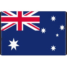 Blechschild Wandschild 20x30 cm Australien Fahne Flagge