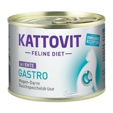 6 x 185g Kattovit Gastro Conserve Hrană umedă pisici - Rață