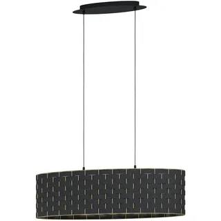 EGLO Marasales 2-flg. 78 cm rund schwarz messing