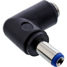 Bild DC Adapter, 5,5x2,1mm DC Hohlstecker Stecker Buchse gewinkelt