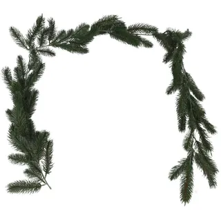 Künstliche Tannengirlande Weihnachtsgirlande 1,8m Weihnachtsdeko Türdekoration