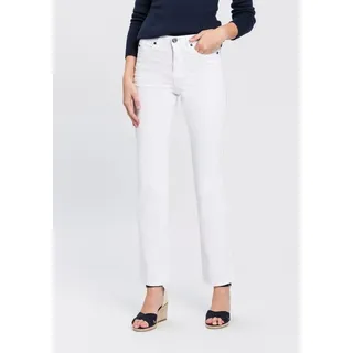 Arizona Gerade Jeans »Comfort-Fit« High Waist, weiß,