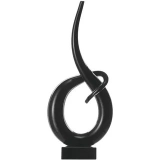 LEONARDO Dekofigur »Skulptur 35 cm schwarz Fusion«, schwarz