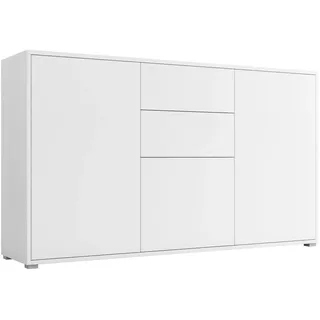 Mirjan24 Gesita 141 x 93 x 41 cm Weiß