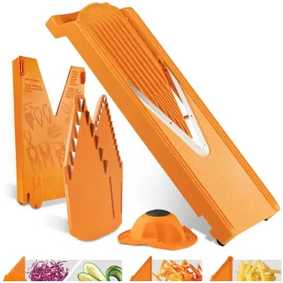 Boerner Pharma Börner V3 Gemüsereibe 5-tlg. Orange