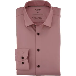 OLYMP Businesshemd »Level Five body fit Jerseyshirt« in Jersey Qualität, lila