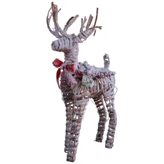 NÄVE LED Weihnachtsdeko Rentier Natur
