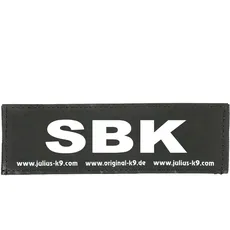 Klettaufschrift, SBK, klein, Schwarz