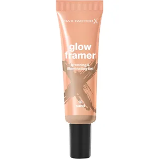 Max Factor Glow Framer, Contouring und Highlight in einem, vereint soften Schimmer mit bronzing Pigmenten, Fb. 10 Sand