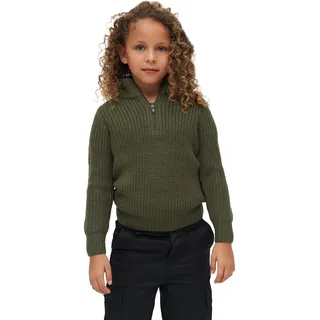 Brandit Textil Brandit Marine Troyer, Rollkragenpullover - Olive, - 158-164 cm