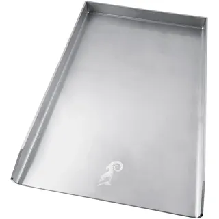 universal Grillplatte Grillrost Plancha aus Edelstahl 49x32,5cm WEBER Genesis