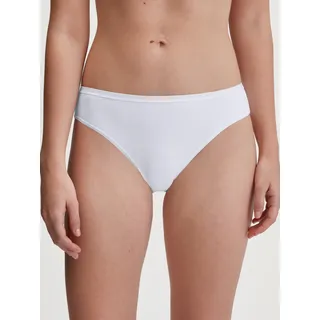 Slip CALIDA "Sleek Skin", Damen, Gr. S (40/42), weiß, Obermaterial: 73% Polyamid, 27% Elasthan, eng, Unterhosen Slip, basic, bequem, eng, weich