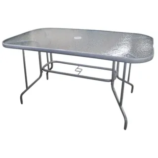 LINDER EXCLUSIV Gartentisch 110 x 70 x 70 cm Grau