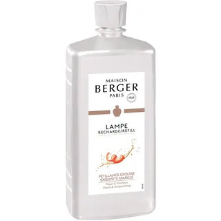 Maison Berger – Nachfüllung Sprudelnde Lebensfreude 500 ml für Lampe Berger – 2-in-1 geruchsneutralisierendes Raumduft-Öl – Grapefruit, Patchouli