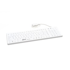 Bild von CleanType Prime Pro Plus weiß, USB, DE (TKG-110-GCQ-PR-KGEH-WHITE-IP68-MAG-BACKL-USB-DE)