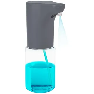 ProMedix Automatischer Seifenspender 300ml mit Infrarot-Sensor | Automatikspender für Flüssigseifen, Desinfektionsmittel, Duschgels und Shampoos | Elektronischer Seifenspender (Grau)
