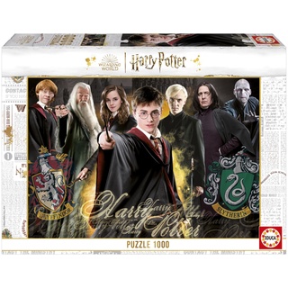 Educa - Puzzle von 1000 Teilen für Erwachsene | Harry Potter. Messen: 68 x 48 cm. Beinhaltet die puzzlekleber FixPuzzle. Seit 14 Jahren (19929)