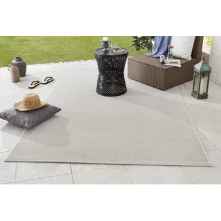 HANSE HOME Match Outdoor-Teppich 200 x 290 cm Beige/Weiß