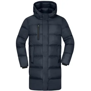 James & Nicholson Winter Kurzmantel mit Kapuze JN1368 Gr. 3XL navy
