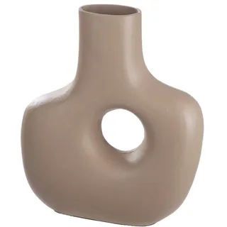 Casablanca by Gilde Tischvase »Helena, Dekovase« Vase aus Aluminium, in bauchiger Form, Höhe ca. 30 cm, beige