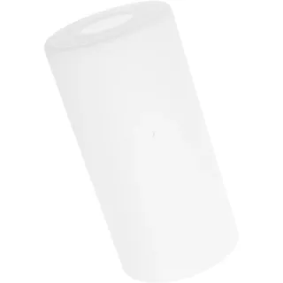 EXHUMKY Glas Lampenschirm Ersatz Milchglas Zylindrischer Lampenschirm Leuchtenschirm Transparent Robust Für Pendelleuchte Tischlampe Bodenlampe