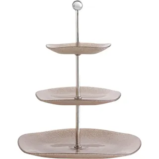 Novel Etagere , Glas , rund , Lfgb , Geschirr, Tischkultur & Serviergeschirr, Etageren