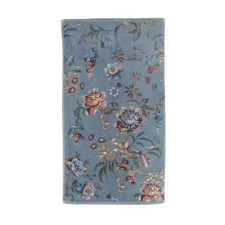 Pip Studio Secret Garden Handtuch 55 x 100 cm blau