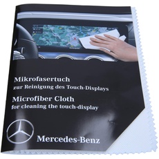 Kalitec Mercedes Benz Microfasertuch weiß I original I waschbar I für die Reinigung des Touch-Display I A0009865500