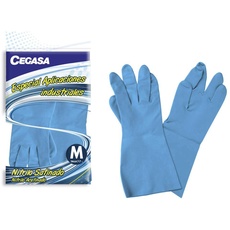 cegasa Nitril-Handschuhe, Blau, T.M./7, Schwarz, Standard