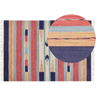 Beliani Kelim-Teppich, mehrfarbig 140 x 200 cm