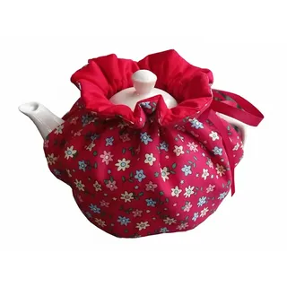 Tee Cozies, Baumwolle Vintage Floral Teekanne Staubabdeckung Tee Cosy, Küche Home Dekorative Teekannen Gemütlich mit Isolierung Pad für Hausfrau, Freund, Mama (Farbe #18)