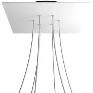 Creative Cables Krovnq406f102 Xxl Rose-one Square Matt Weiß Rosen-set - Multicolor - 400 mm