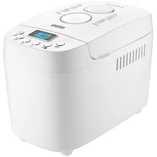 Unold 68520 BACKMEISTER Big White für bis zu 1.500g Brot, mit 15 Programmen für glutenfreies Brot, Timerfunktion, Waremhaltefunktion, LCD Display, weiß