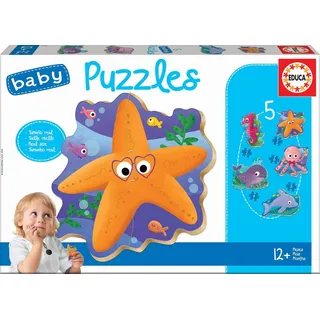 EDUCA Baby-Puzzle Unterwasserwelt 5in1 (2-4 Teile)