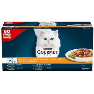 Purina Gourmet Perle Mini Filets in Sauce 60 x 85 g