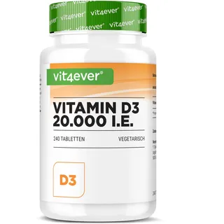 Vit4ever  Vitamin D3 20.000 I.E. Depot Tabletten 240 St.