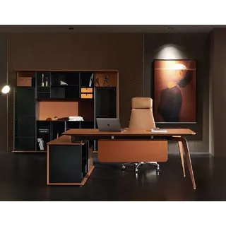 Büro Arbeit Zimmer Gruppe Set Sessel Tisch Komplett Set Möbel 2tlg Einrichtung