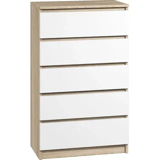roe furniture Kommode 70 x 112 x 70 cm Braun / Weiß