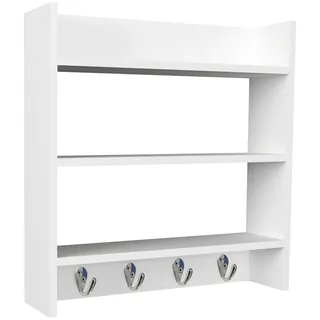 MID.YOU Gewürzregal Esilo ca. 60x60x15 cm Weiß